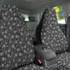 Paisley Ornament Black White And Flora Print Pattern Car Seat Covers-grizzshop