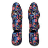 Paisley Print Muay Thai Shin Guards-grizzshop