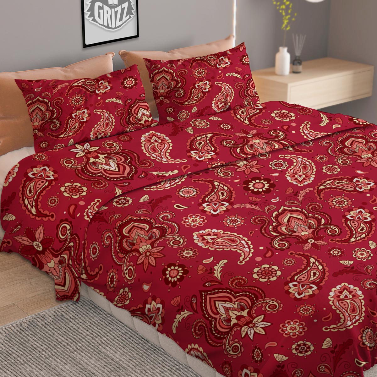 Palm Leaf Tropical Banana Print Pattern Duvet Cover Bedding Set