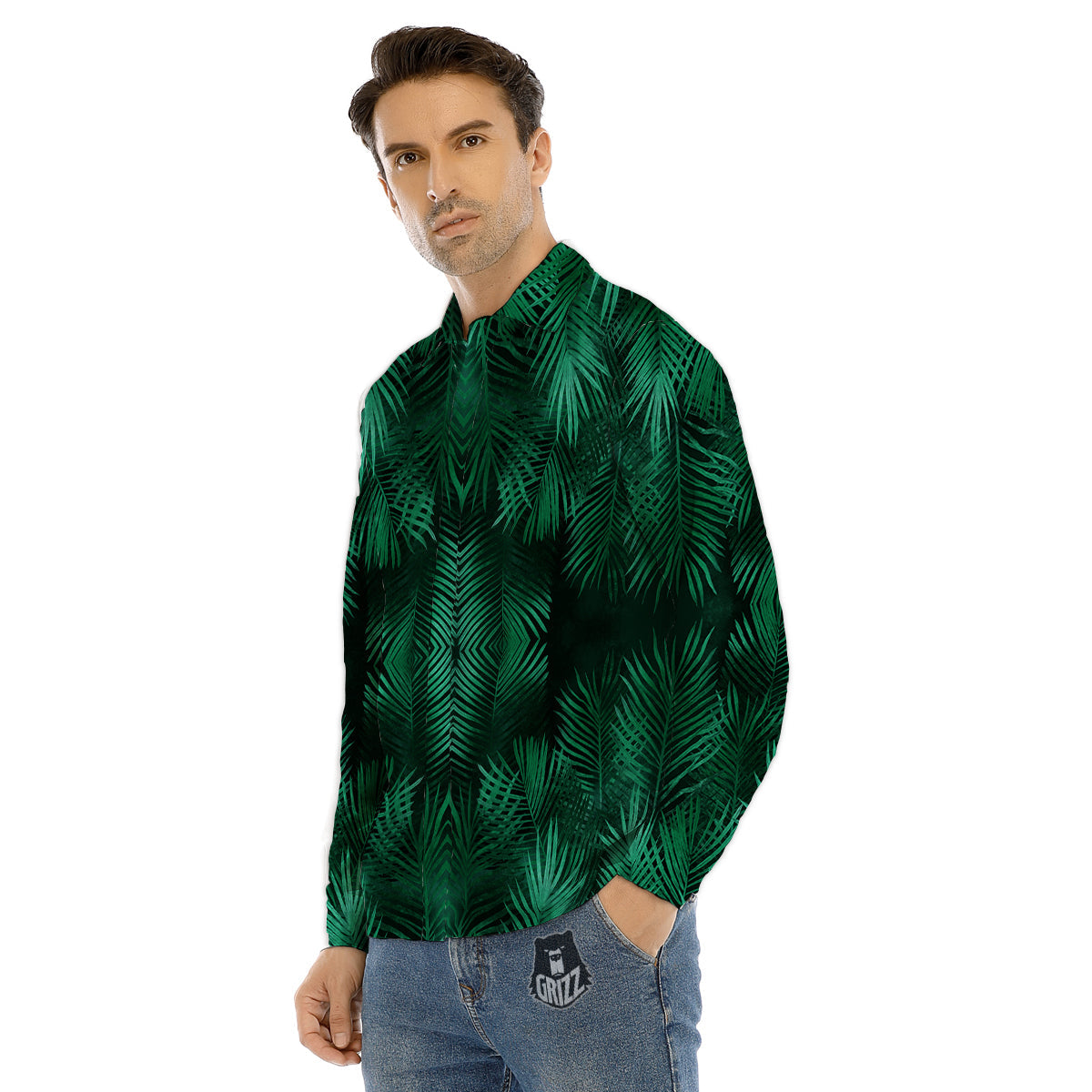 Paisley Retro Print Pattern Men's Dress Shirts-grizzshop