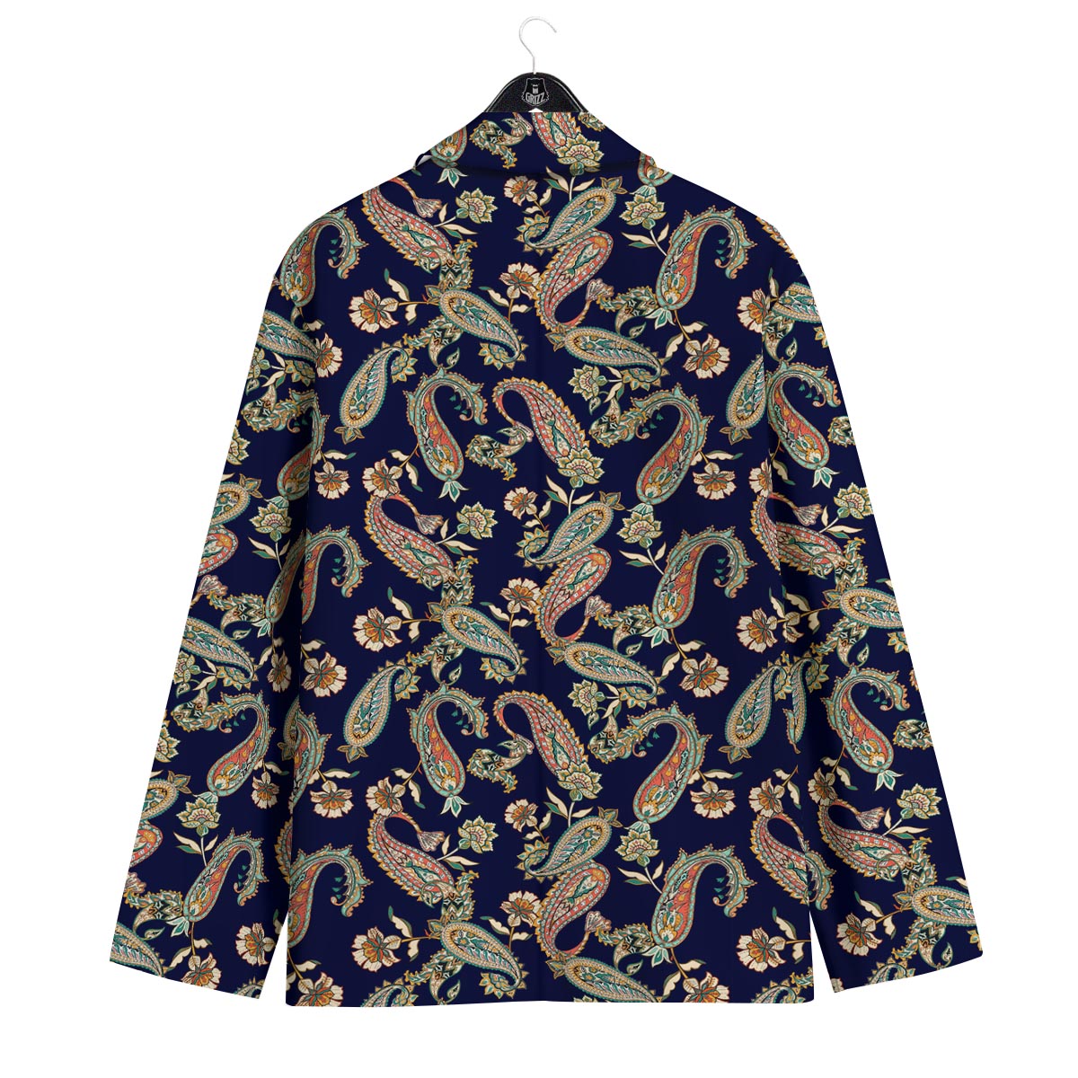 Paisley Retro Print Pattern Men's Sport Coat-grizzshop