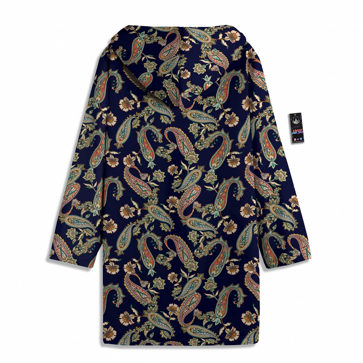 Paisley Retro Print Pattern Men's Windbreaker Jacket-grizzshop