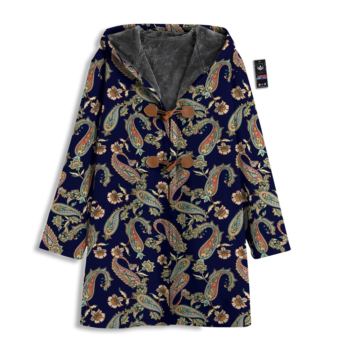 Paisley Retro Print Pattern Men's Windbreaker Jacket-grizzshop