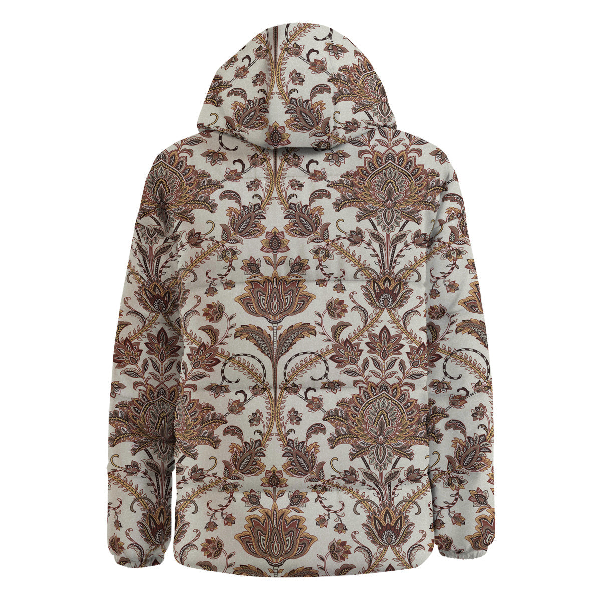 Paisley Vintage Pattern Down Jacket-grizzshop