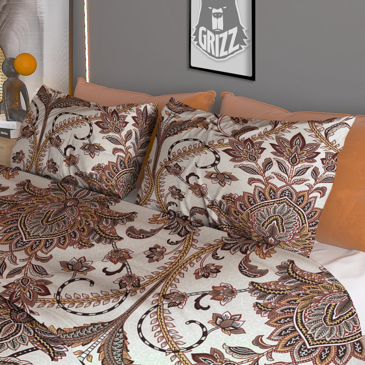 Paisley Vintage Pattern Duvet Cover Bedding Set