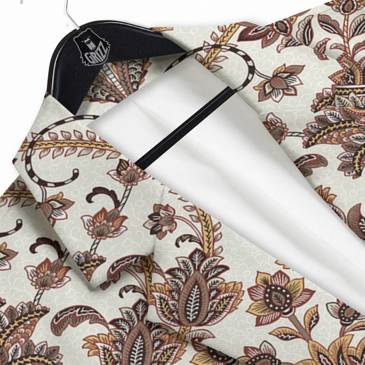 Paisley Vintage Pattern Men's Sport Coat-grizzshop