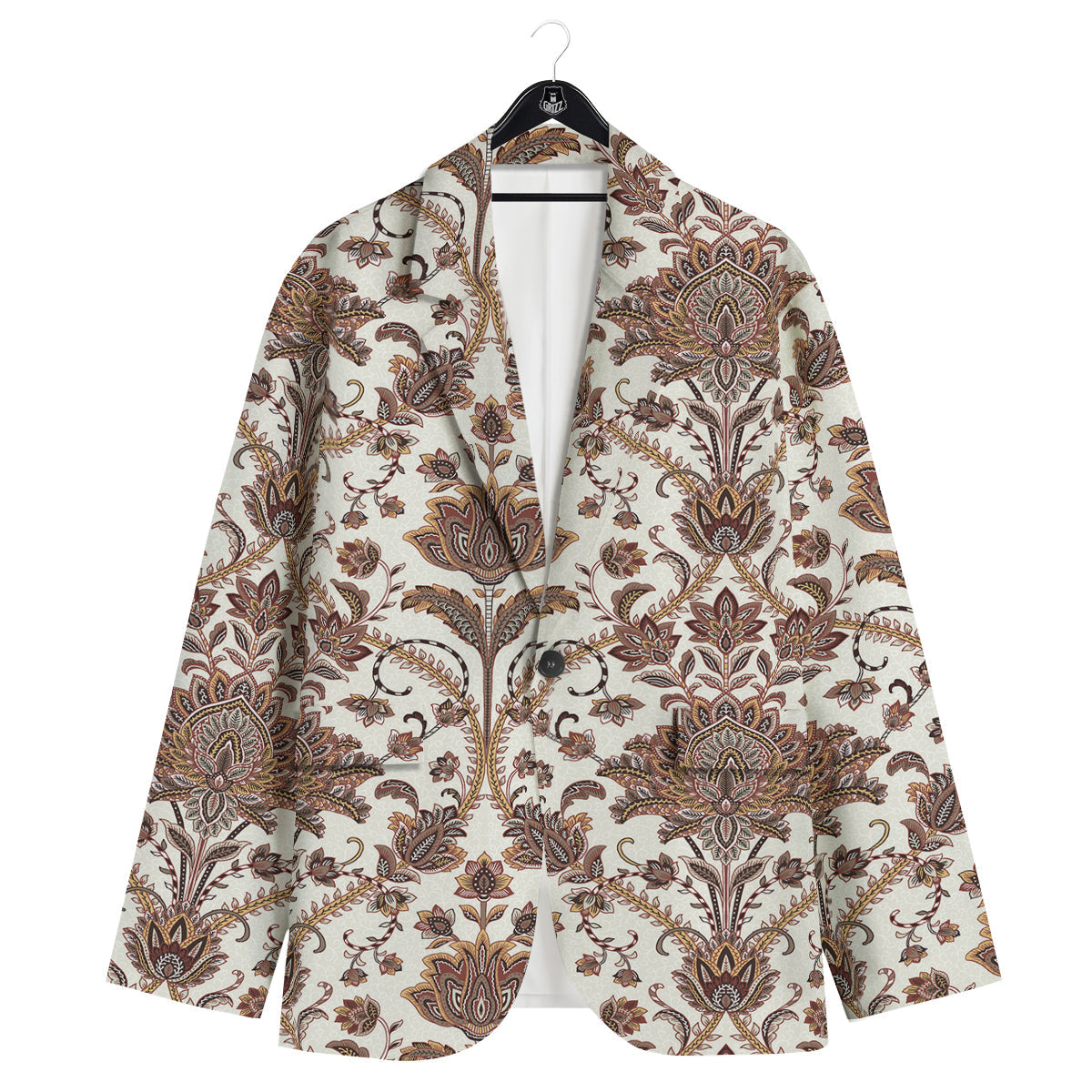 Paisley Vintage Pattern Men's Sport Coat-grizzshop