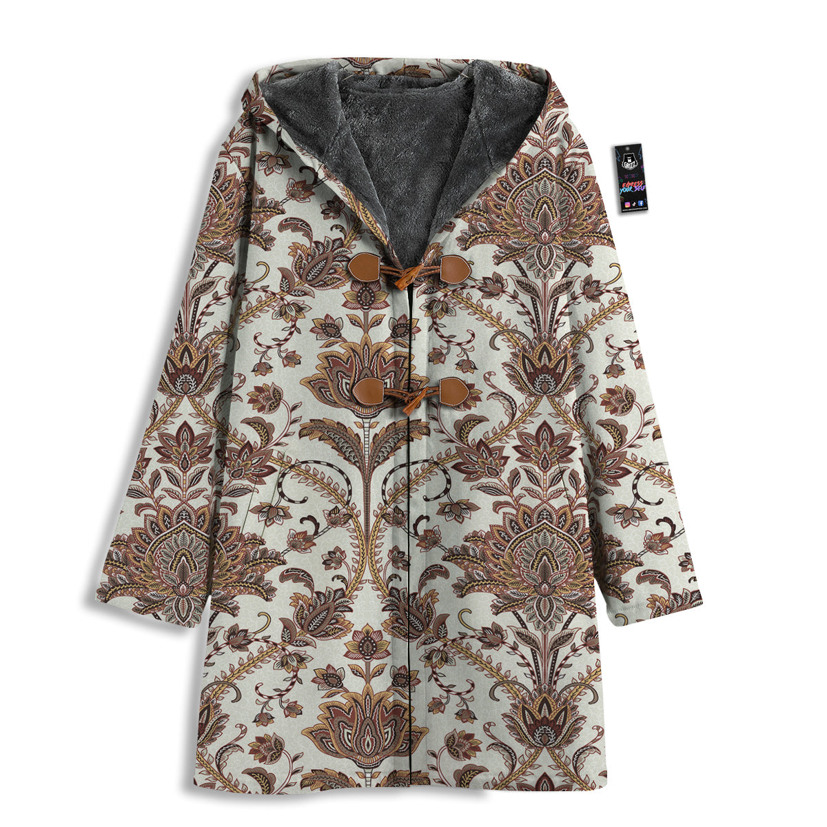 Paisley Vintage Pattern Men's Windbreaker Jacket-grizzshop