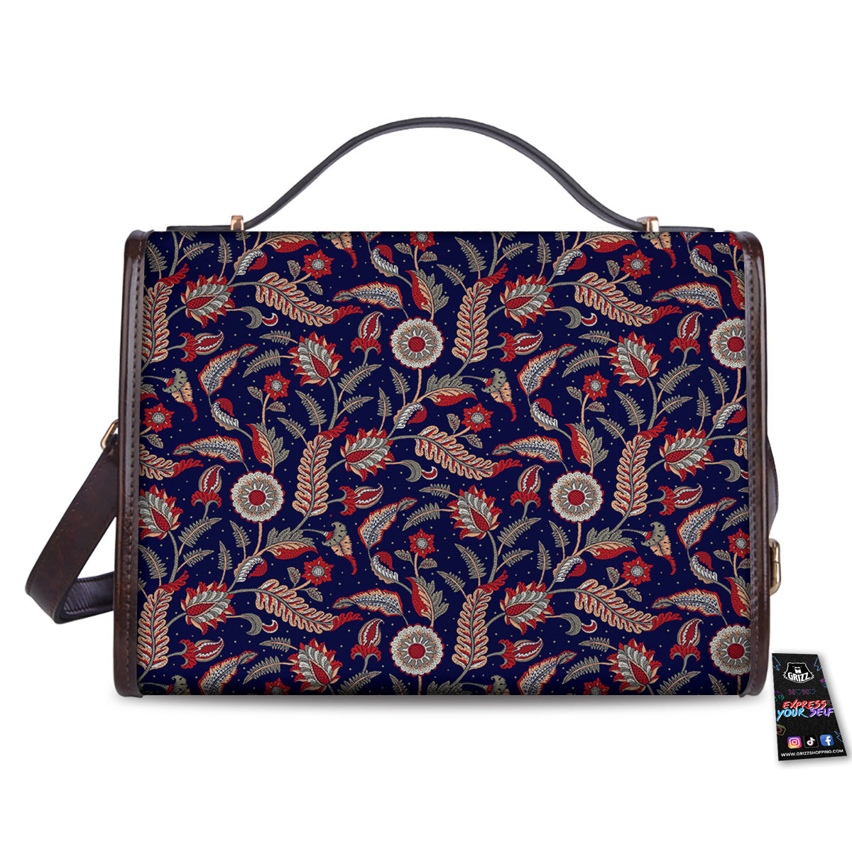 Paisley Indian Print Pattern Women's Satchel Bag