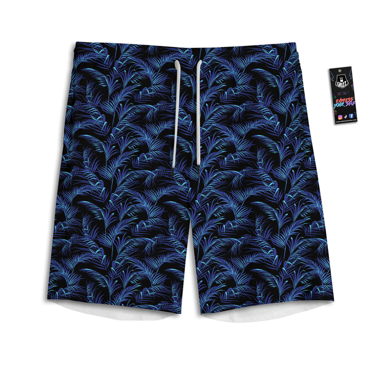Plaid Halloween Print Pattern Men's Athletic Shorts