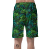 Palm Leaf Tropical Print Men's Shorts-grizzshop