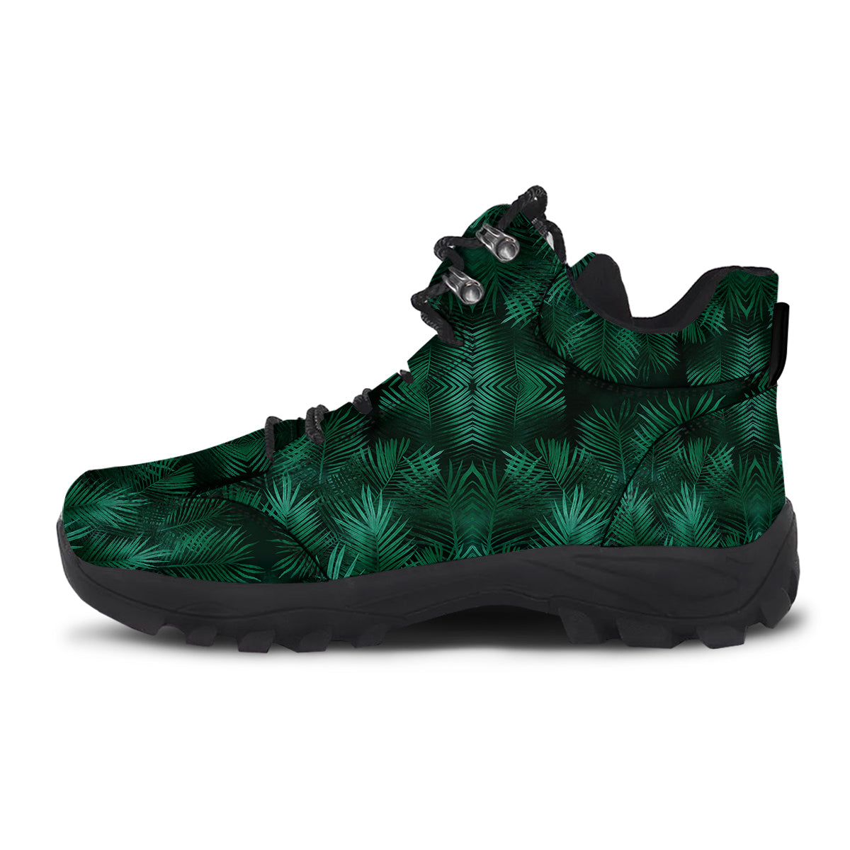 Palm Leaf Tropical Print Pattern Hiking Shoes-grizzshop