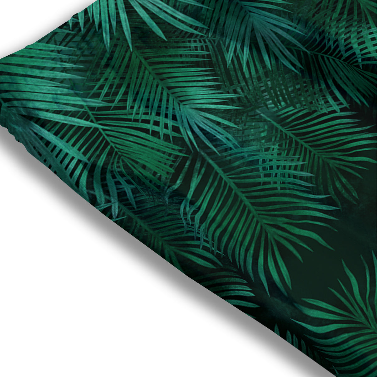 Palm Leaf Tropical Print Pattern Mesh Shorts