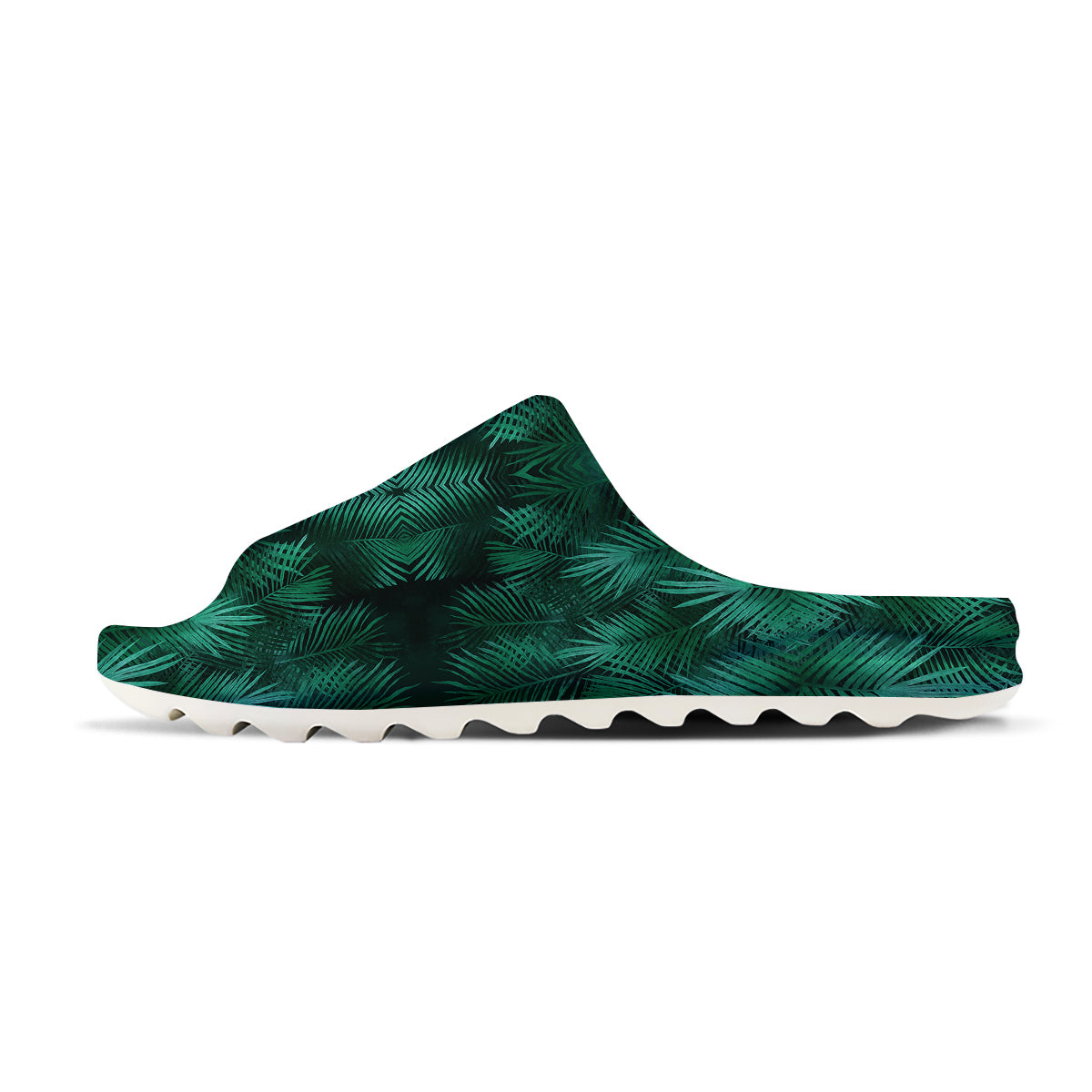 Palm Leaf Tropical Print Pattern Sandals-grizzshop
