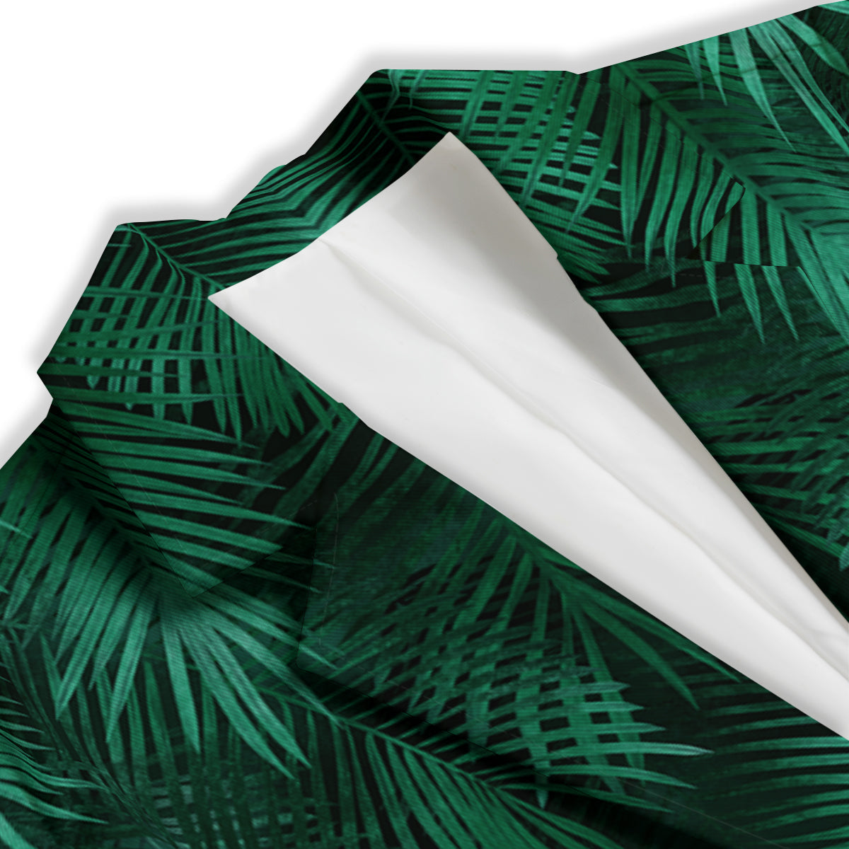 Palm Leaf Tropical Print Pattern Women's Blazer-grizzshop