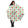 Palm Leaf Watermelon White Print Pattern Umbrella-grizzshop