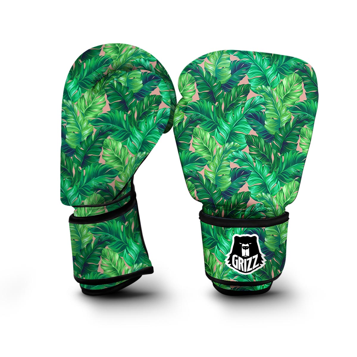 Palm Leave Boxing Gloves-grizzshop