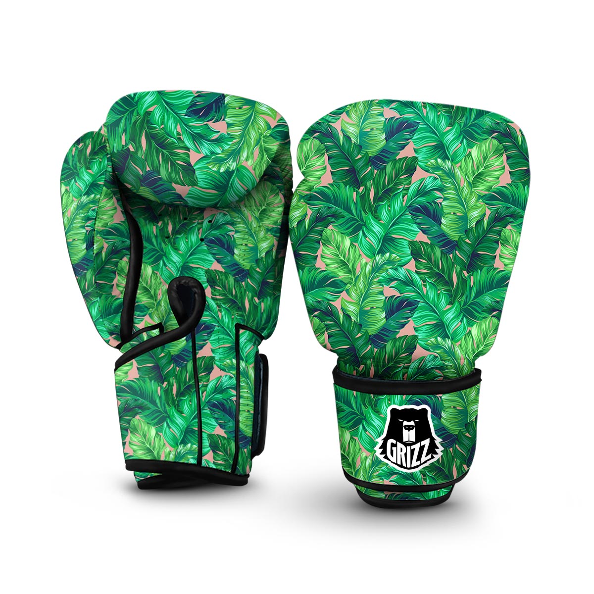 Palm Leave Boxing Gloves-grizzshop