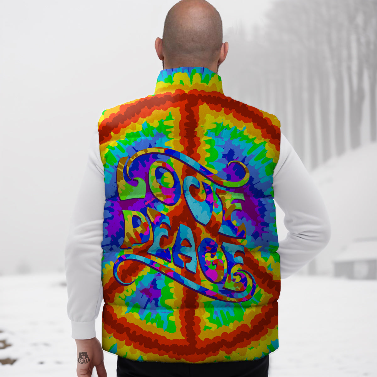 Palm Leaves Floral Tropical Hawaiian Pattern Print Down Vest-grizzshop