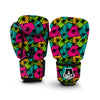 Palm Tree Beach Pattern Print Boxing Gloves-grizzshop