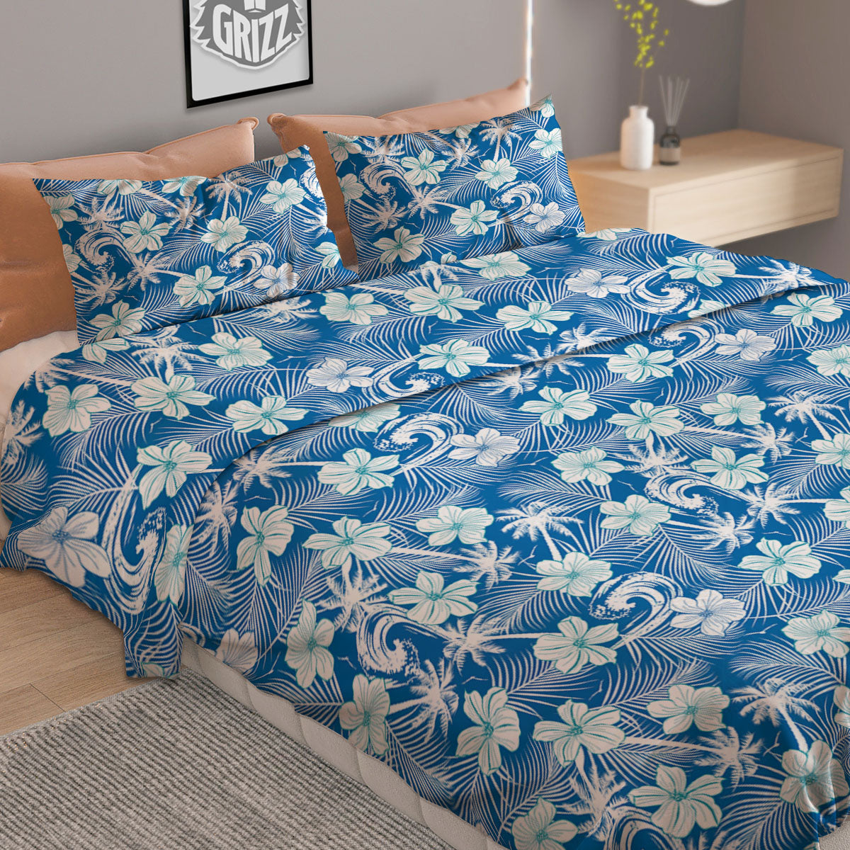 Navajo Geometric Style Print Pattern Duvet Cover Bedding Set