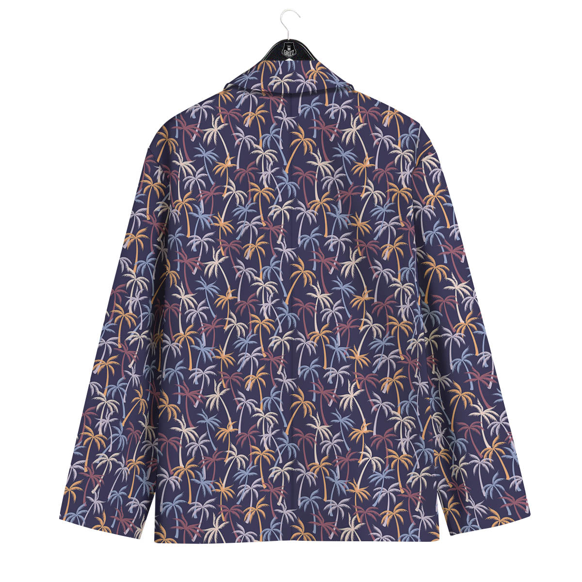 Palm Tree Colorful Print Pattern Men's Sport Coat-grizzshop