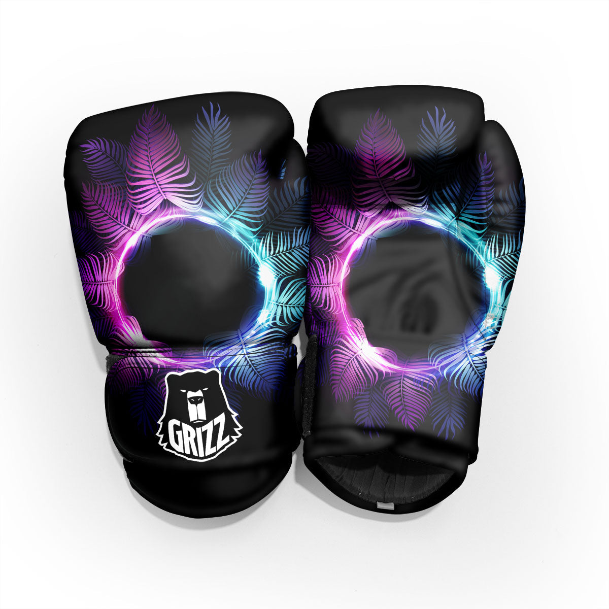 Palm Tree EDM Beach Print Pro Boxing Glove
