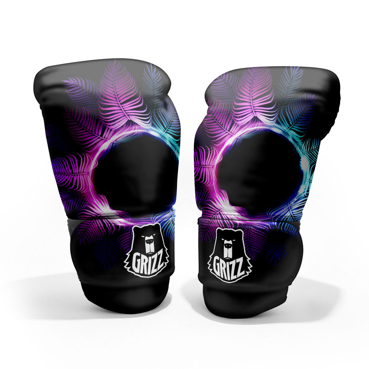 Palm Tree EDM Beach Print Pro Boxing Glove