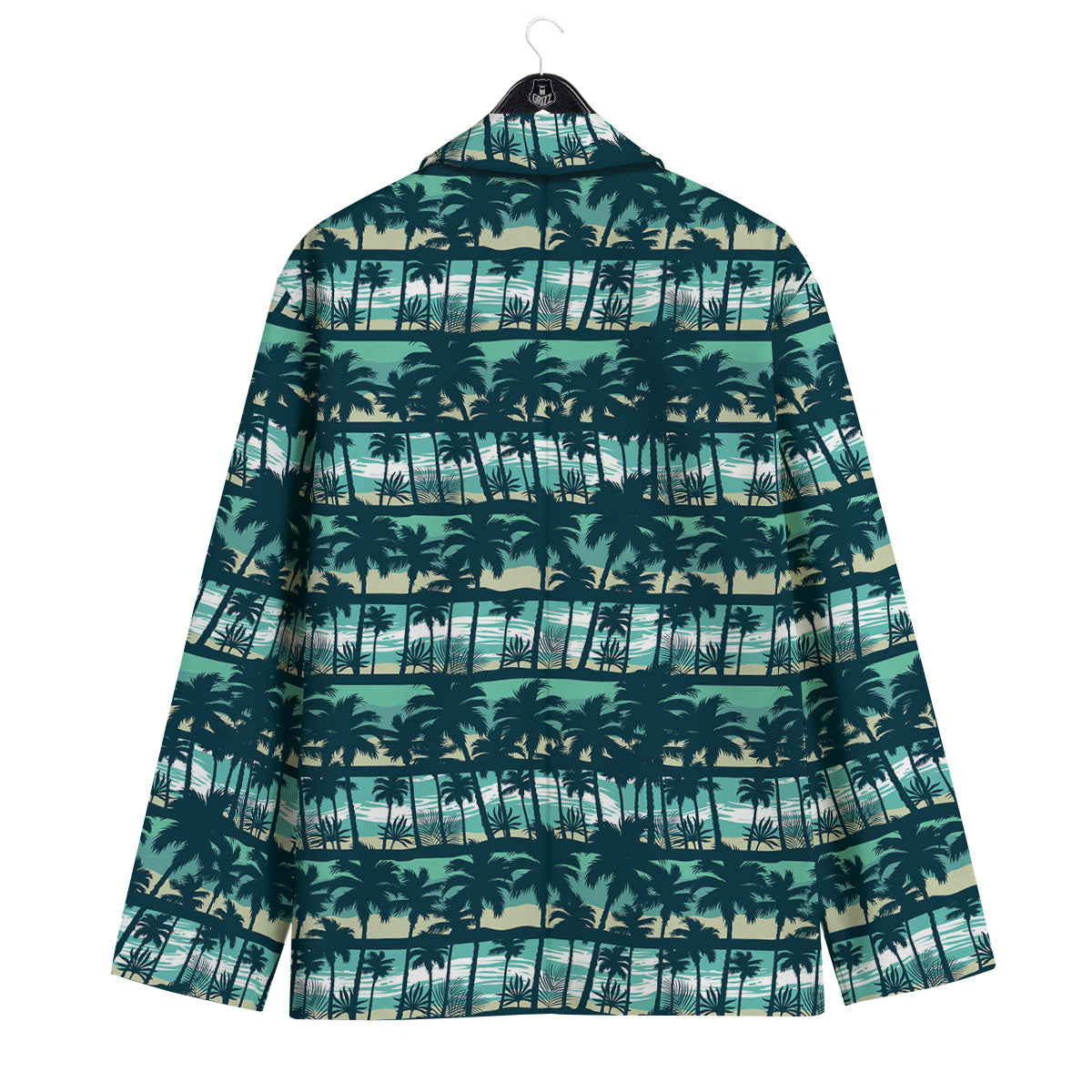 Palm Tree Print Pattern Men's Sport Coat-grizzshop