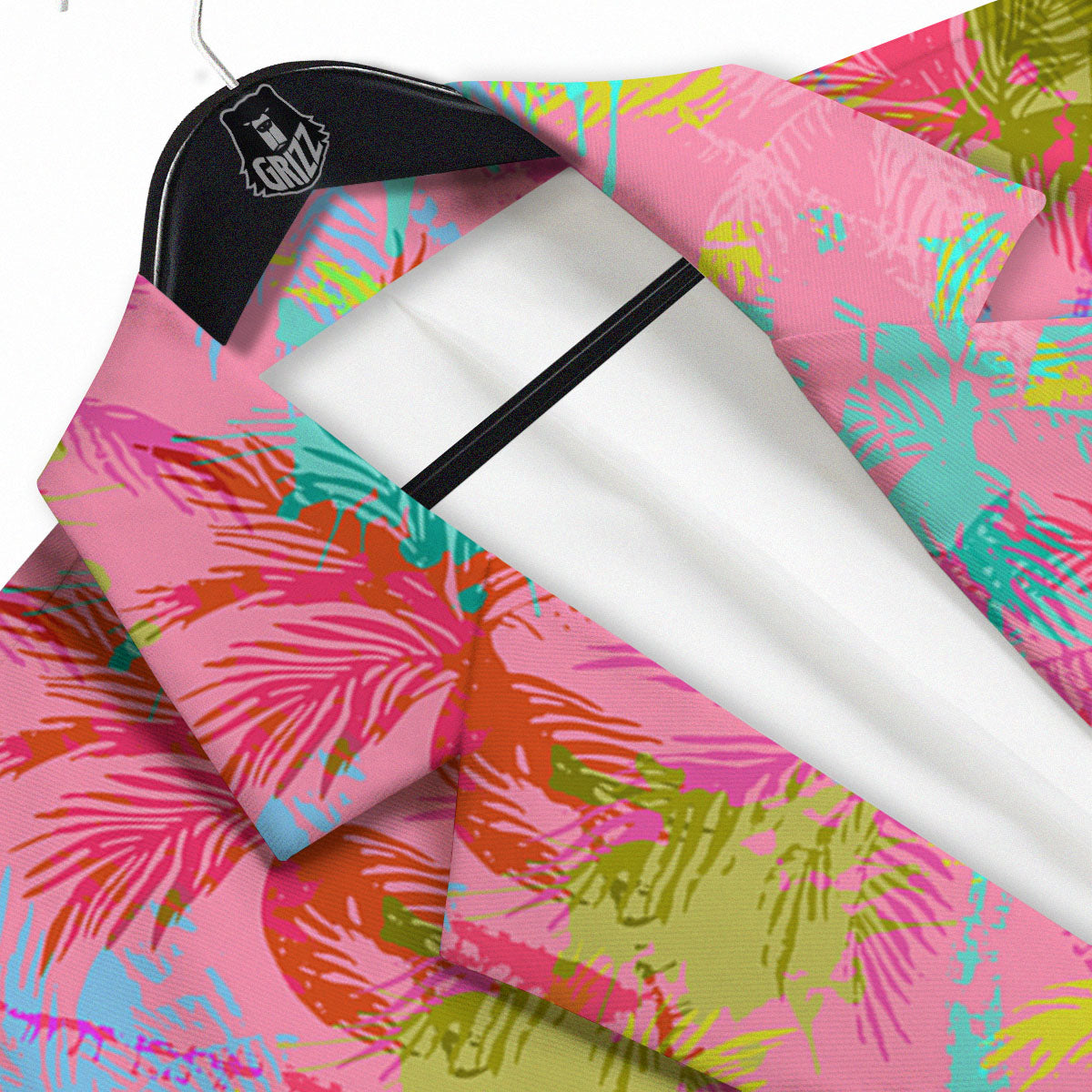 Palm Tree Rainbow Print Pattern Men's Sport Coat-grizzshop