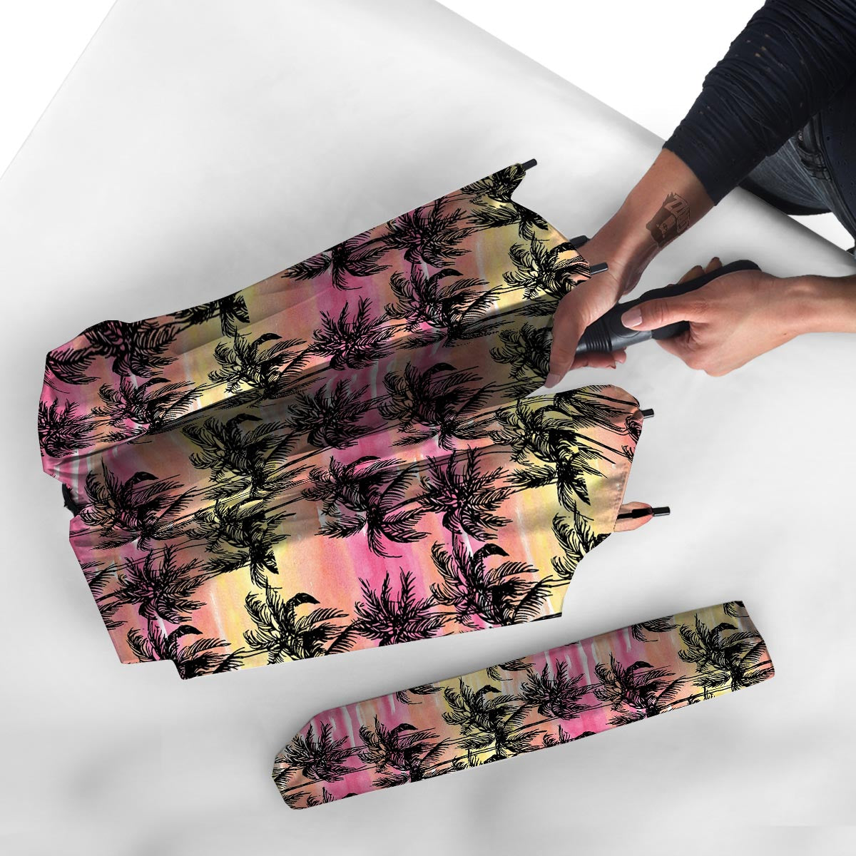 Palm Tree Sunset Print Pattern Umbrella-grizzshop