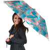 Palm Tree Teal Print Pattern Umbrella-grizzshop