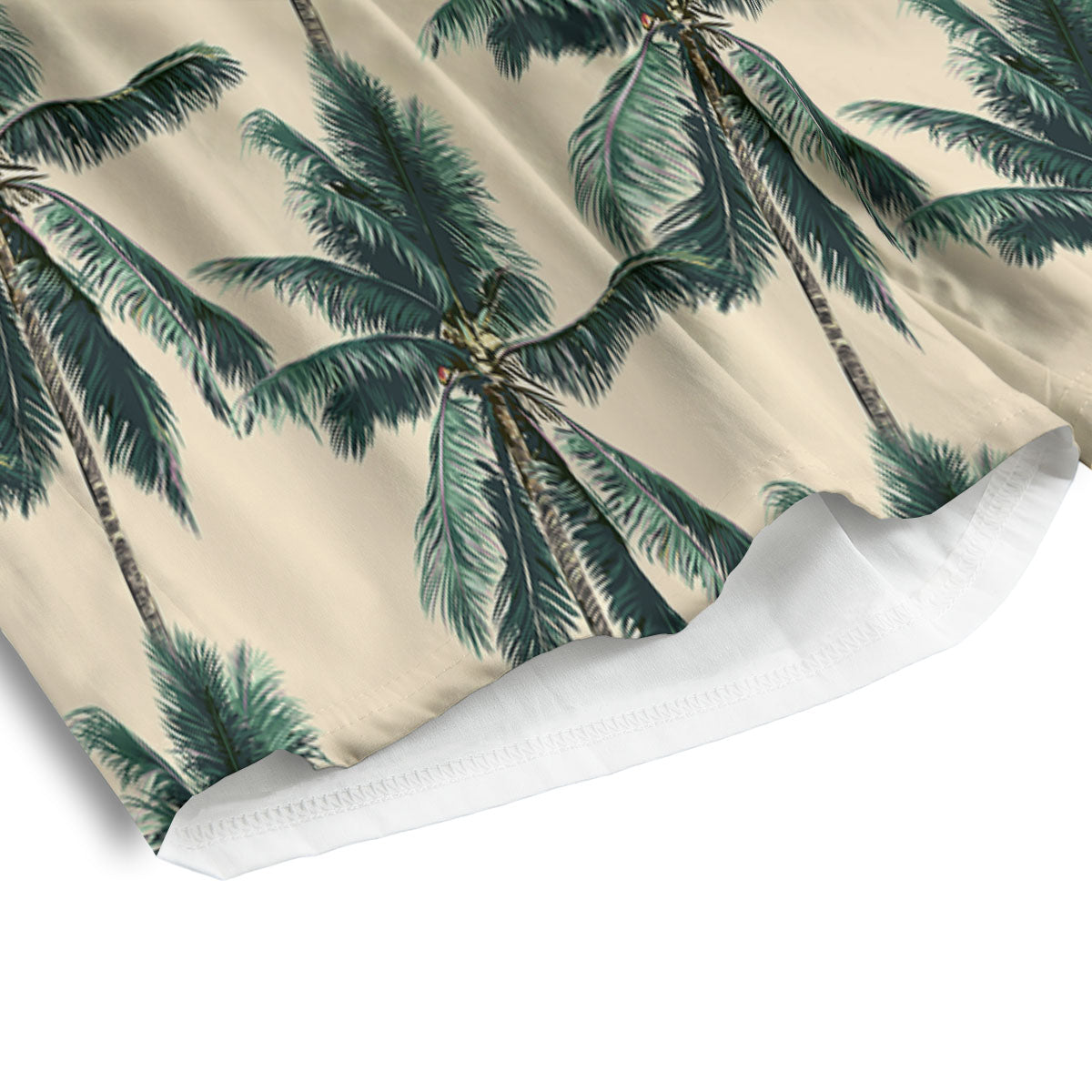 Palm Tree Tropical Print Pattern Men's Athletic Shorts