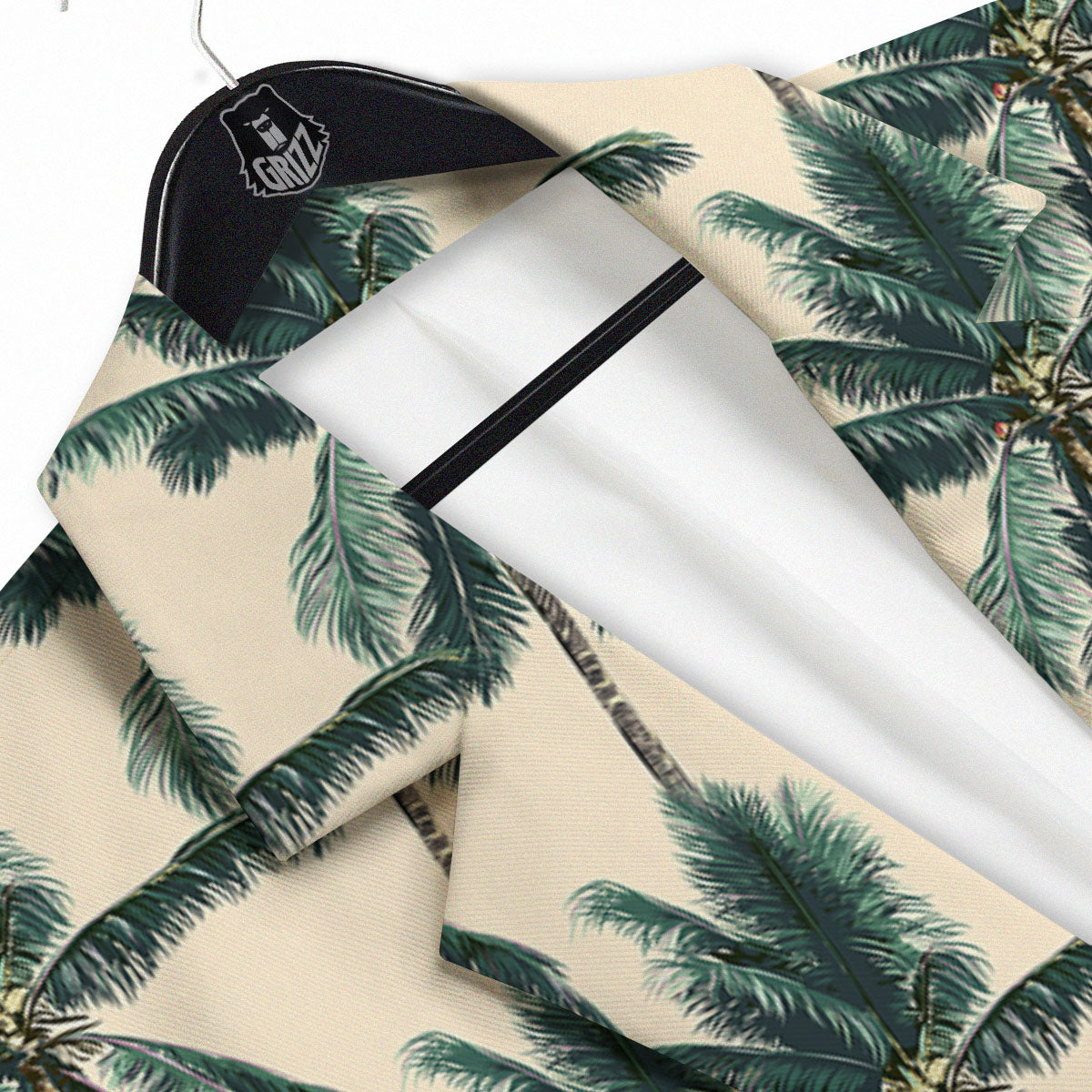 Palm Tree Tropical Print Pattern Men's Sport Coat-grizzshop