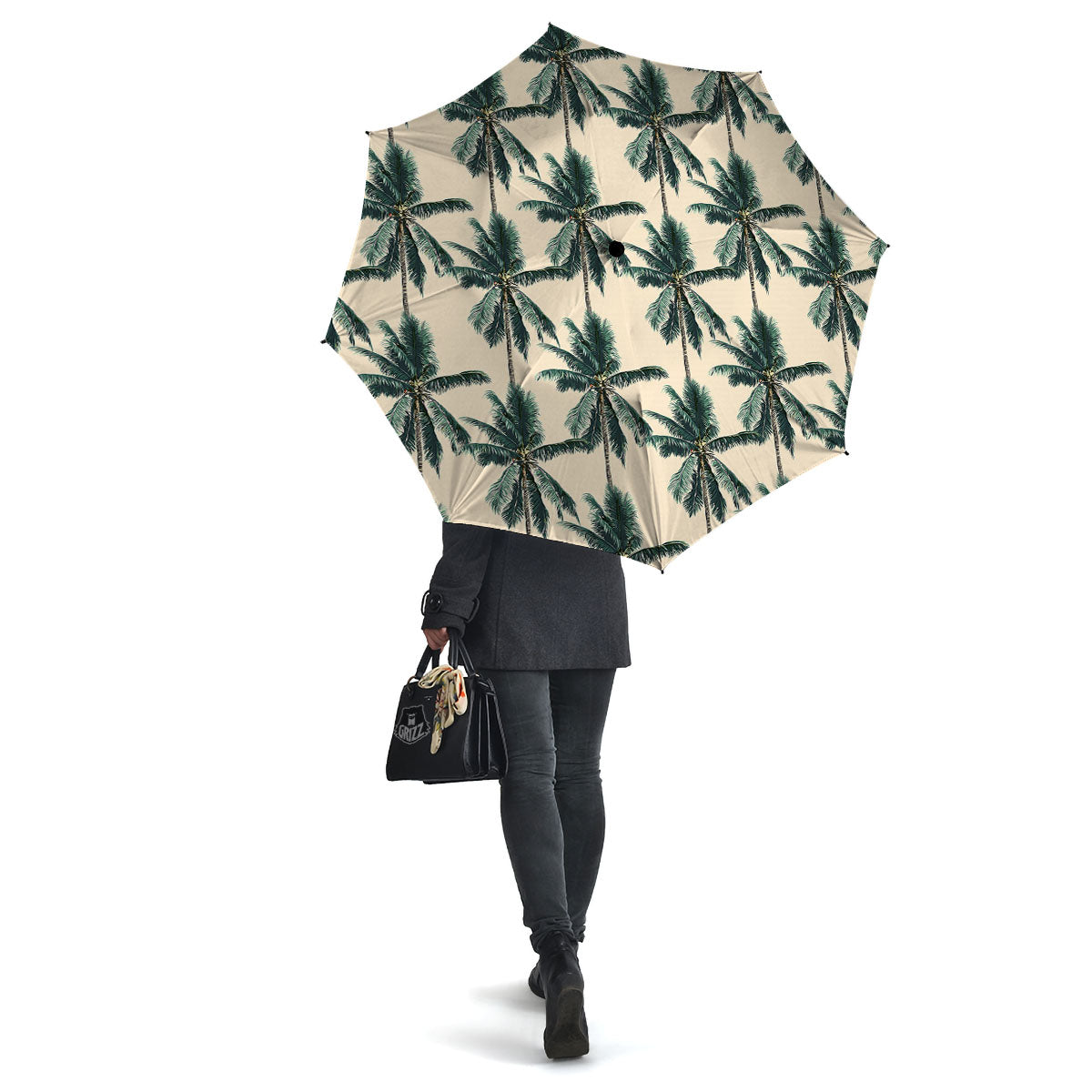 Palm Tree Tropical Print Pattern Umbrella-grizzshop