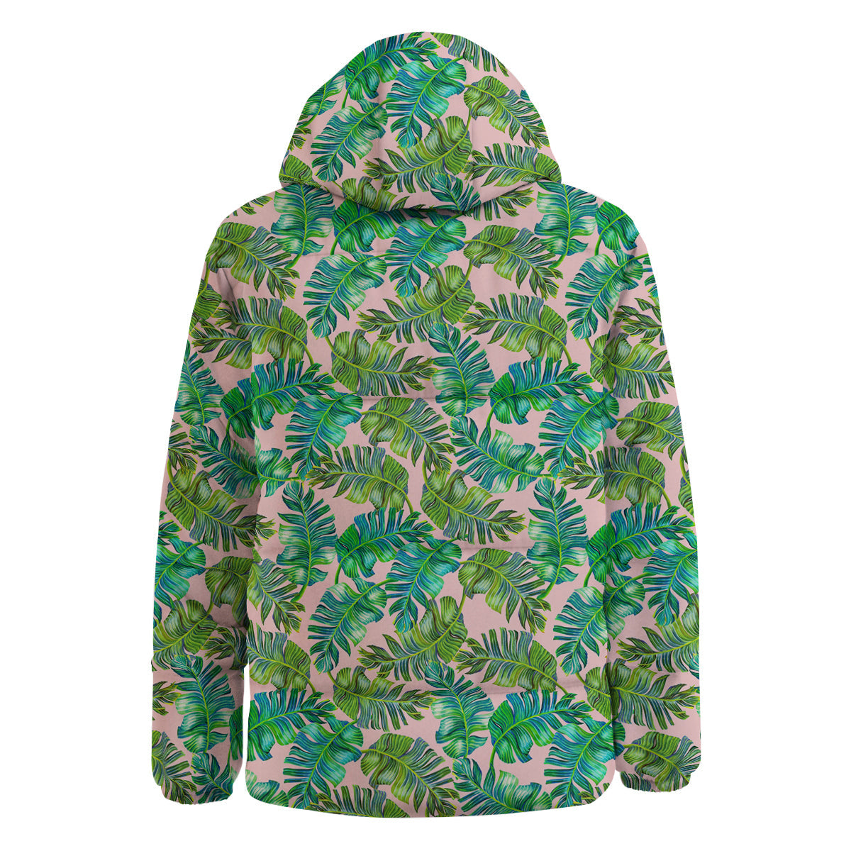Palm Tree Vintage Print Pattern Down Jacket-grizzshop
