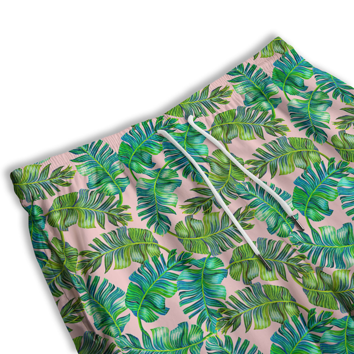 Palm Tree Vintage Print Pattern Men's Athletic Shorts