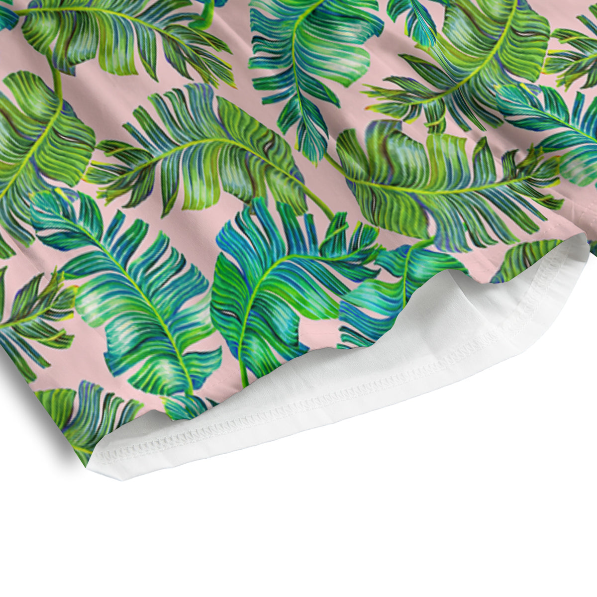 Palm Tree Vintage Print Pattern Men's Athletic Shorts