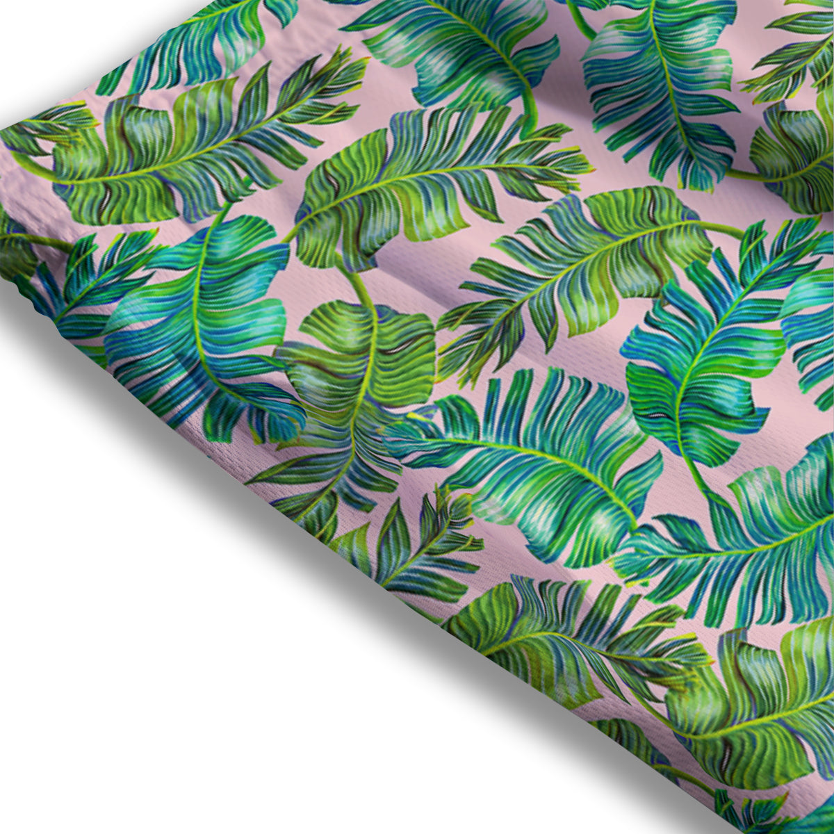 Palm Tree Vintage Print Pattern Mesh Shorts