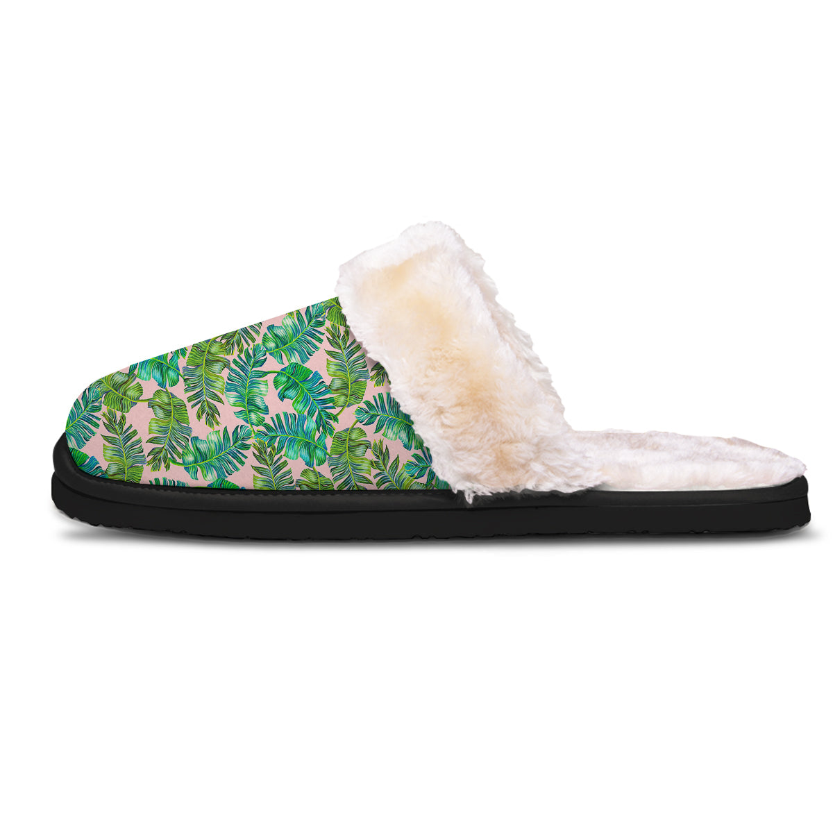 Palm Tree Vintage Print Pattern Slippers-grizzshop