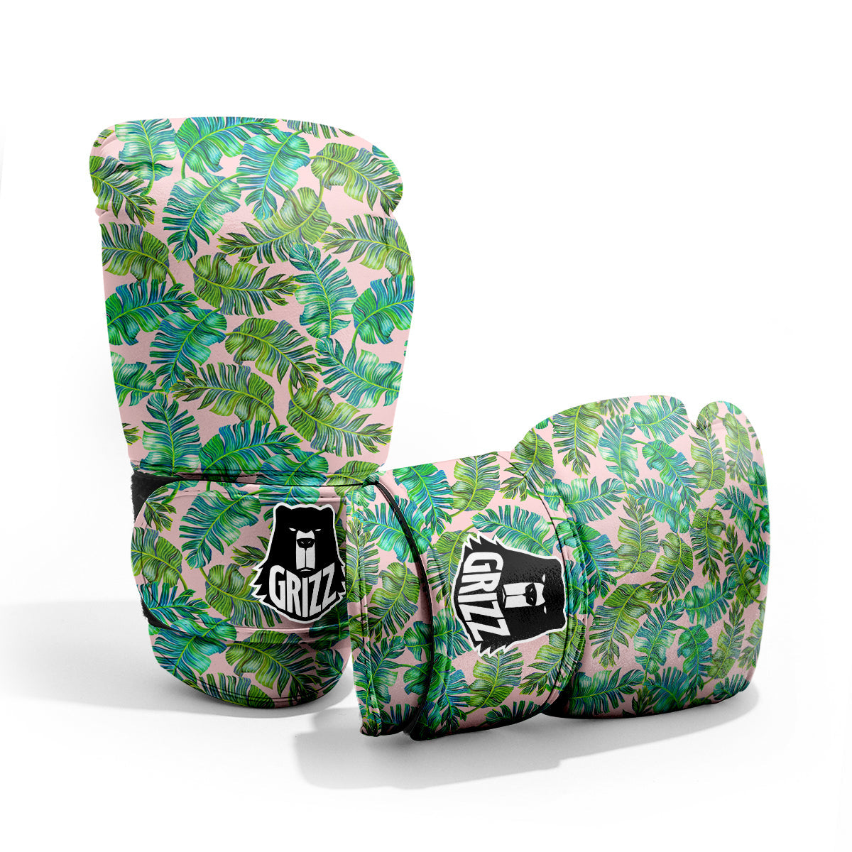 Palm Tree Vintage Print Pattern Pro Boxing Glove