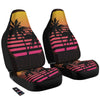 Palm Trees And Night Sunset Sky Print Car Seat Covers-grizzshop