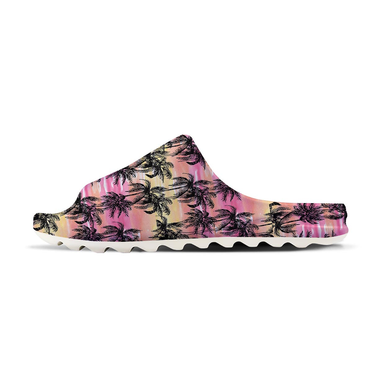Palm Tree Sunset Print Pattern Sandals-grizzshop