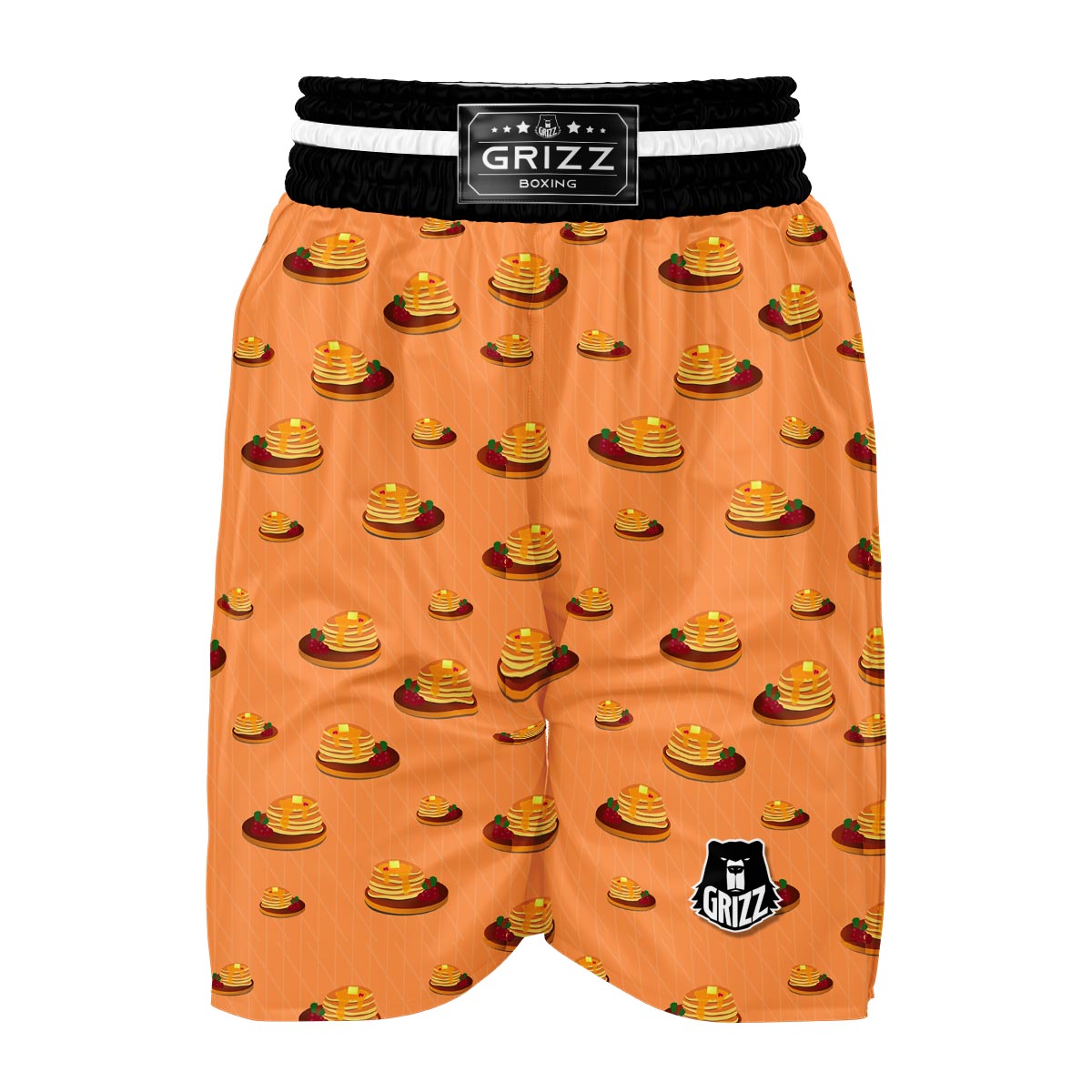 Pancake Print Boxing Shorts-grizzshop