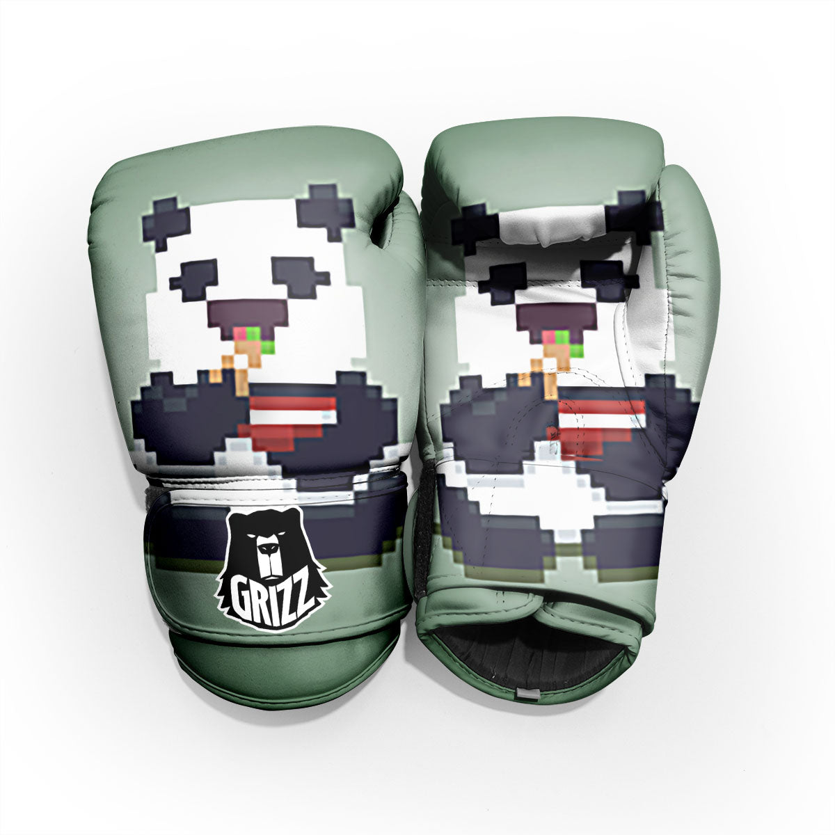Panda 8-Bit Pixel Print Pro Boxing Glove