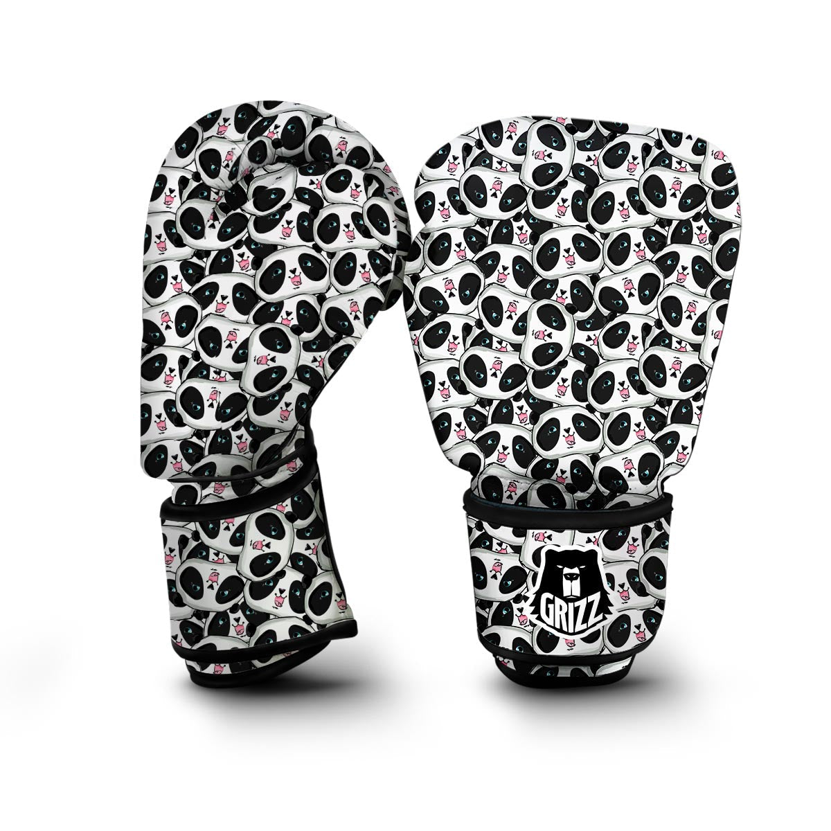 Panda Baby Pattern Print Boxing Gloves-grizzshop