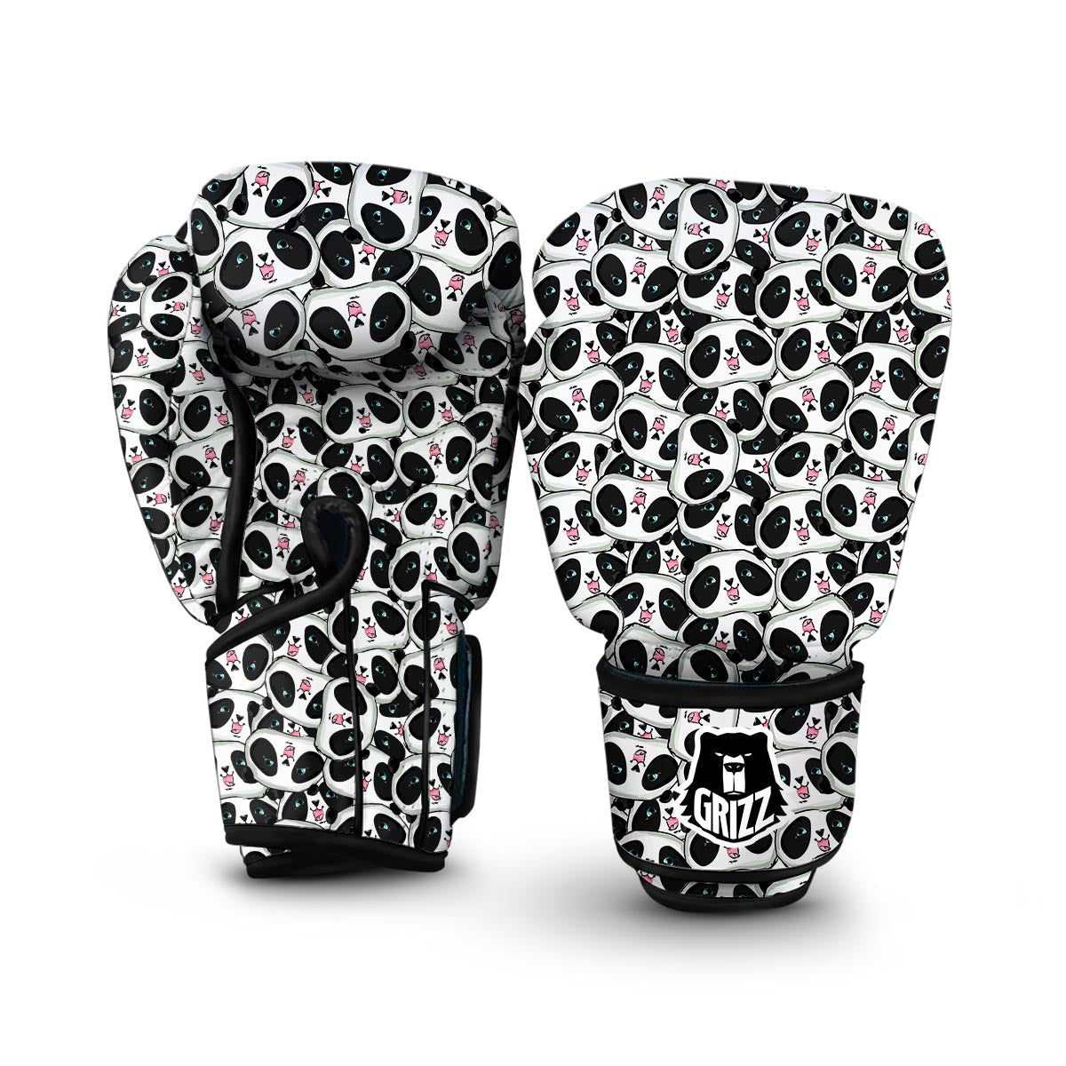 Panda Baby Pattern Print Boxing Gloves-grizzshop