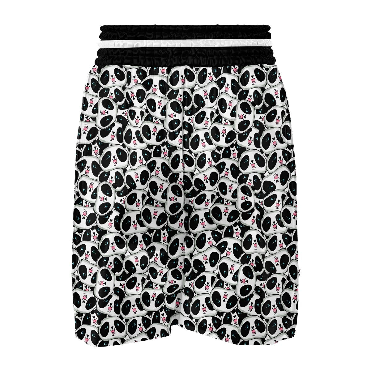 Panda Baby Pattern Print Boxing Shorts-grizzshop