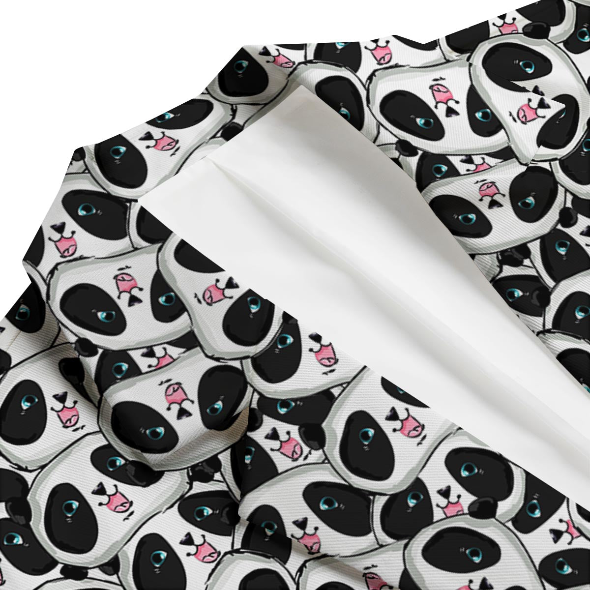 Panda Baby Pattern Print Men's Blazer-grizzshop