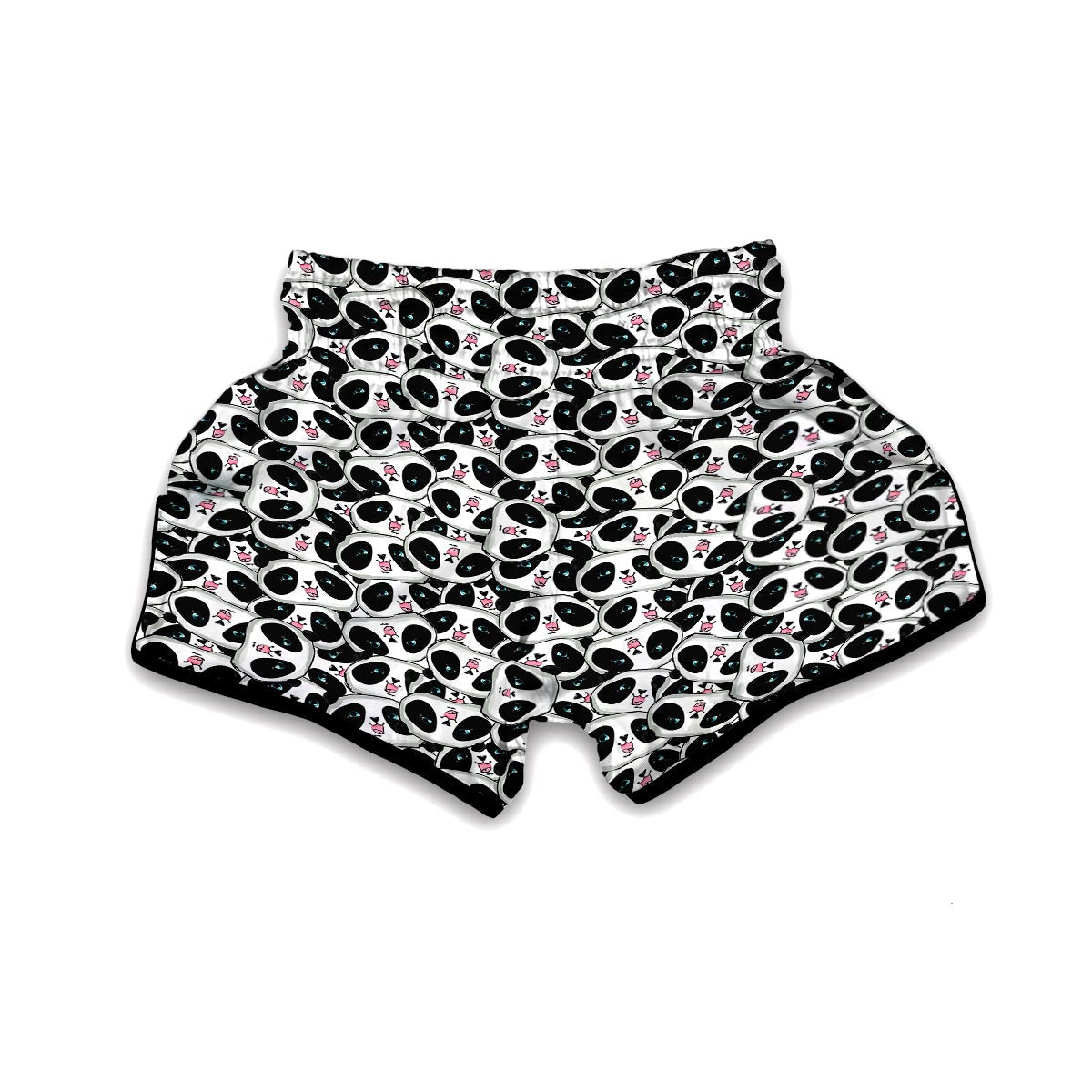 Panda Baby Pattern Print Muay Thai Boxing Shorts-grizzshop